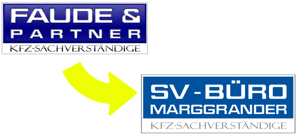 Faude & Partner KfZ Gutachter ist jetzt SV-Büro Marggrander
